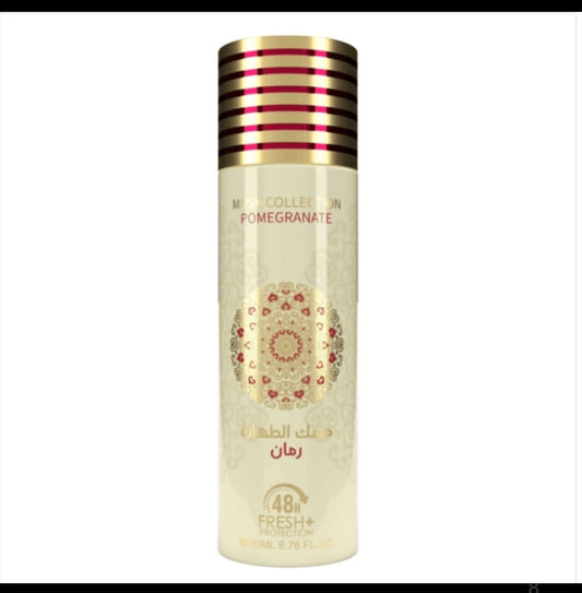 Deodorant (vanilla, blueberry, pomegranate)